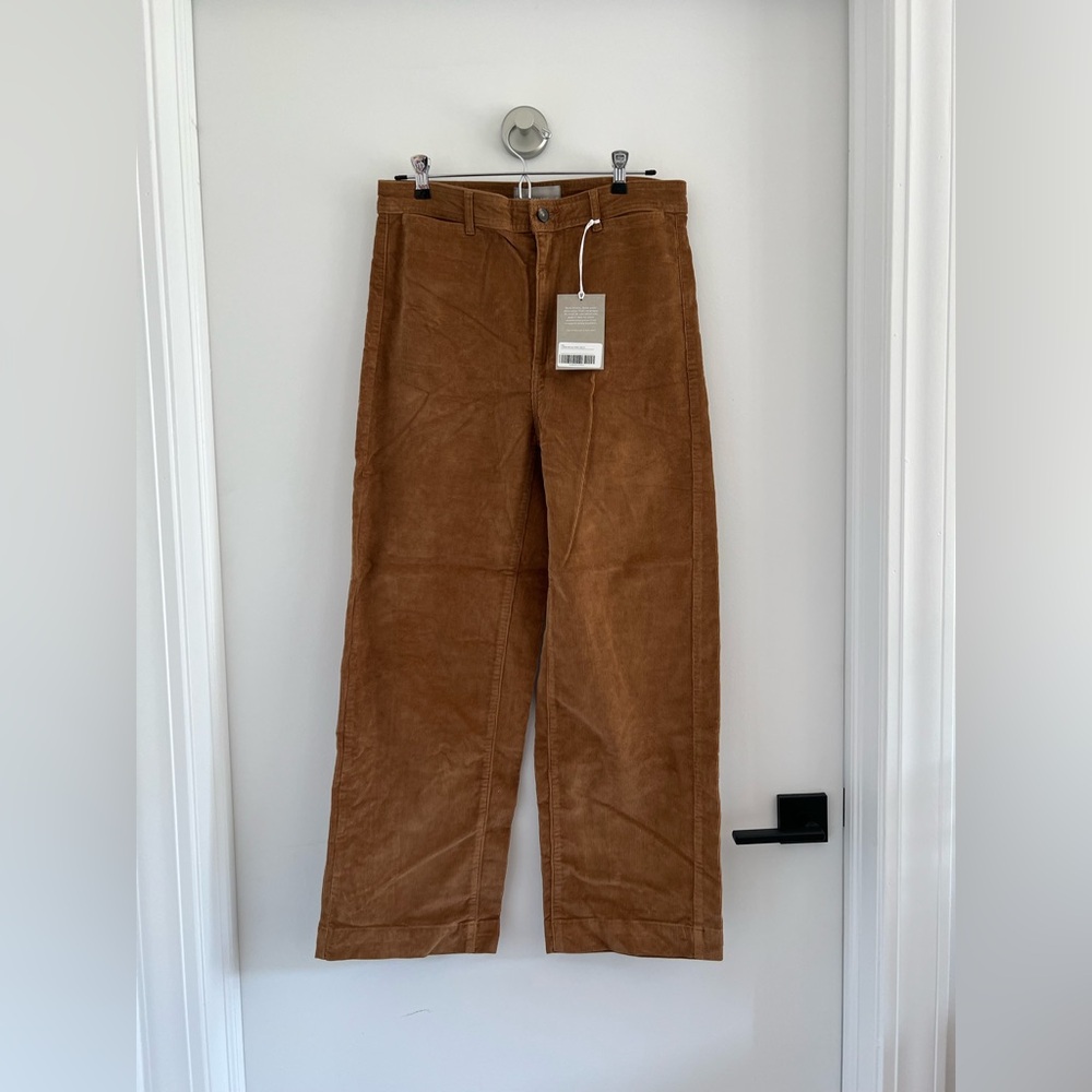 *NWOT* see below - Everlane Wide-Leg Corduroy Pants in Brown
